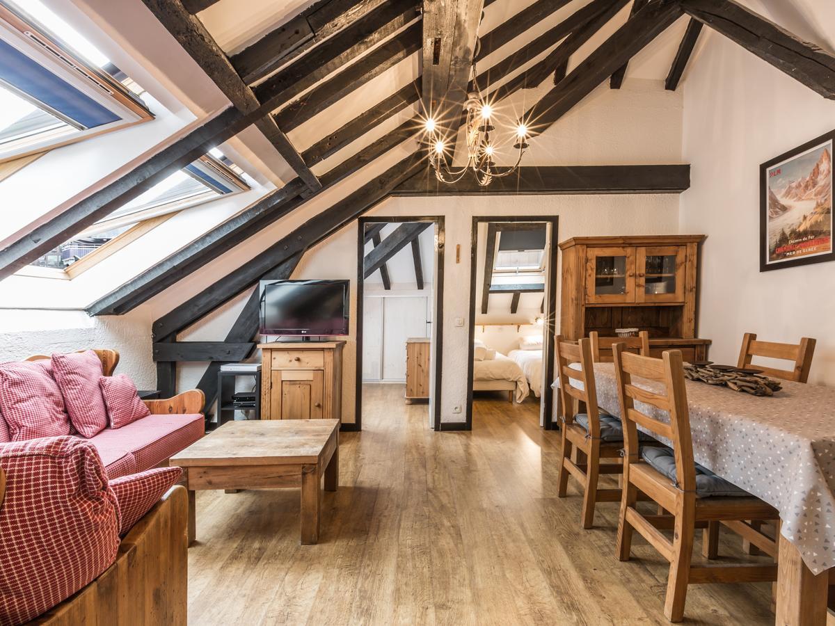 Top Floor Apartment Mansard - Central Chamonix Mont Blanc Haven 외부 사진